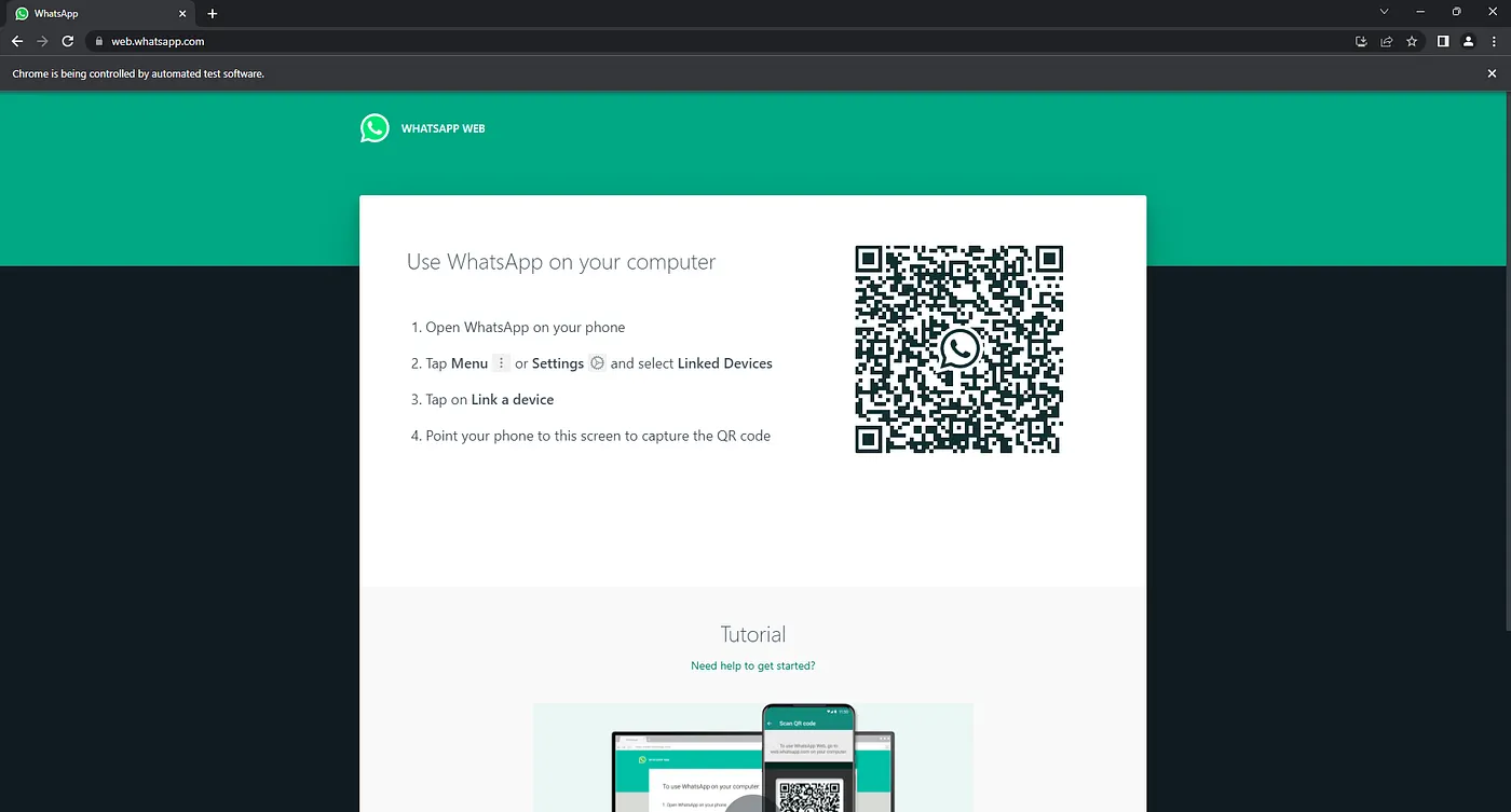 Kod ilk çalıştırıldığında açılan cihaz bağlama penceresi